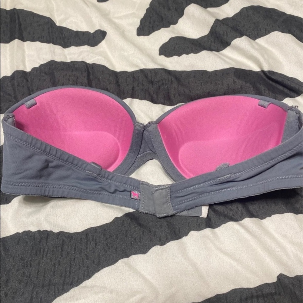 PINK Padded strapless bra
